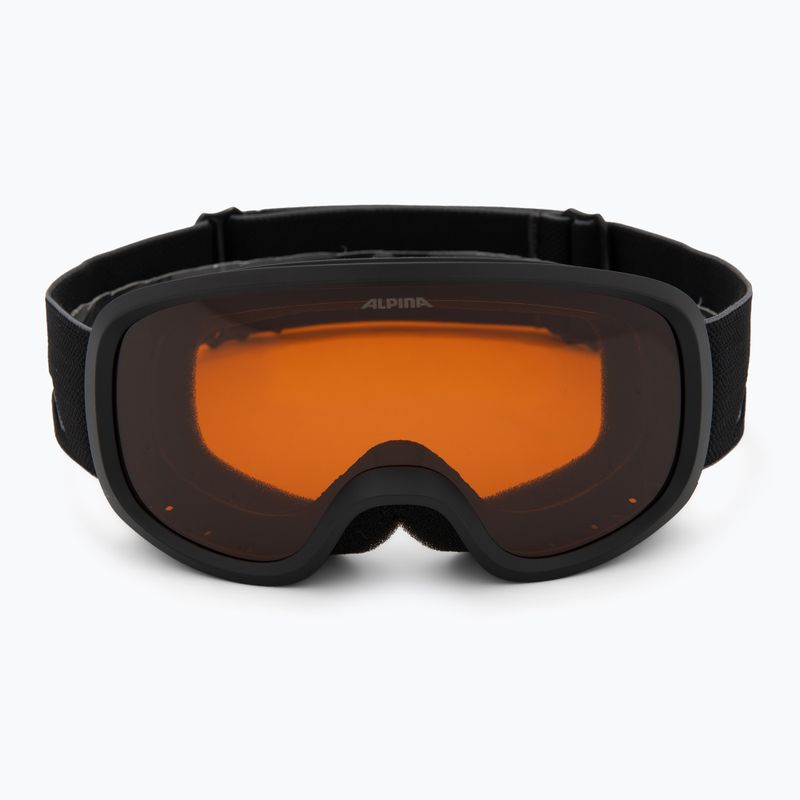 Gogle narciarskie dziecięce Alpina Piney 2.0 black matte/orange 2