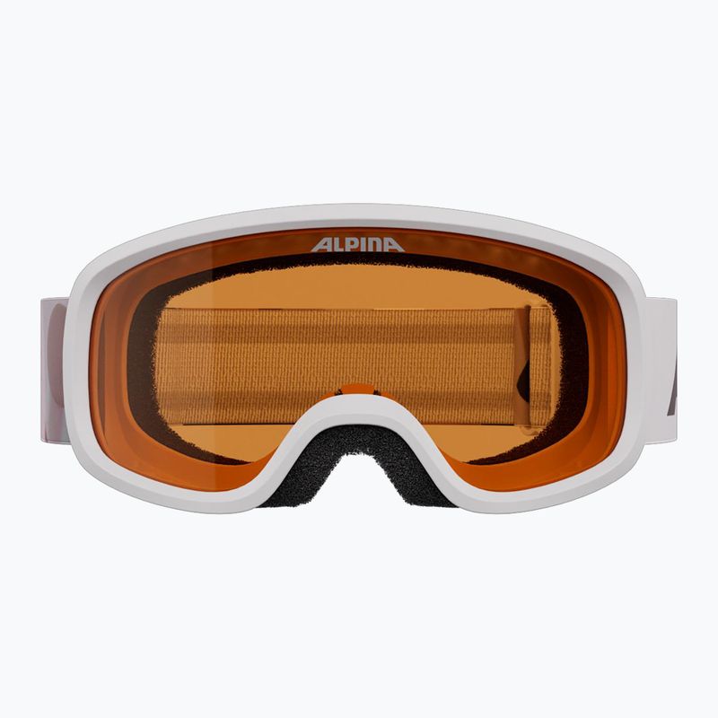 Gogle narciarskie dziecięce Alpina Piney 2.0 white/rose matt/orange 2