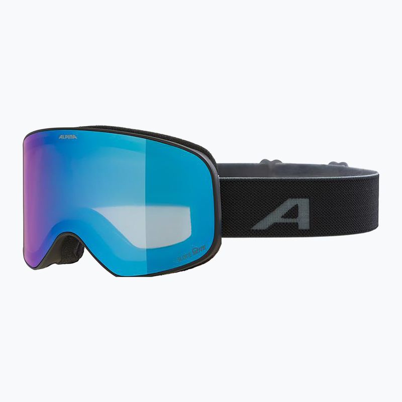 Gogle narciarskie Alpina Slope Q-Lite black/black matt/blue