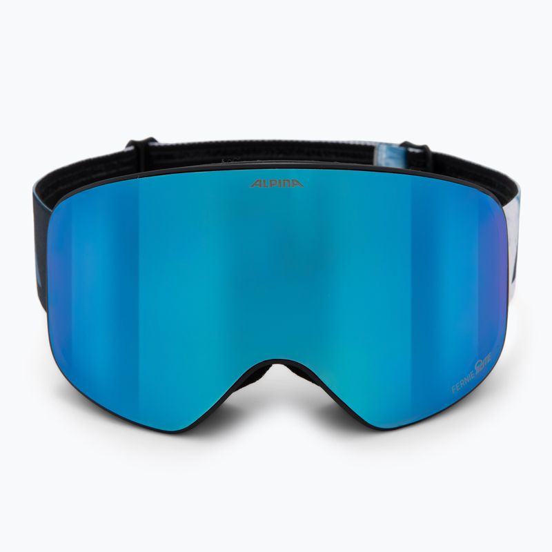 Gogle narciarskie dziecięce Alpina Fernie Q-Lite black/blue matt 2