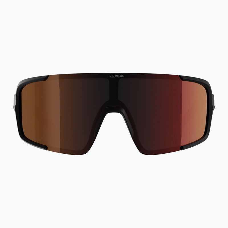 Okulary przeciwsłoneczne Alpina Lumin black matt/red mirror 2