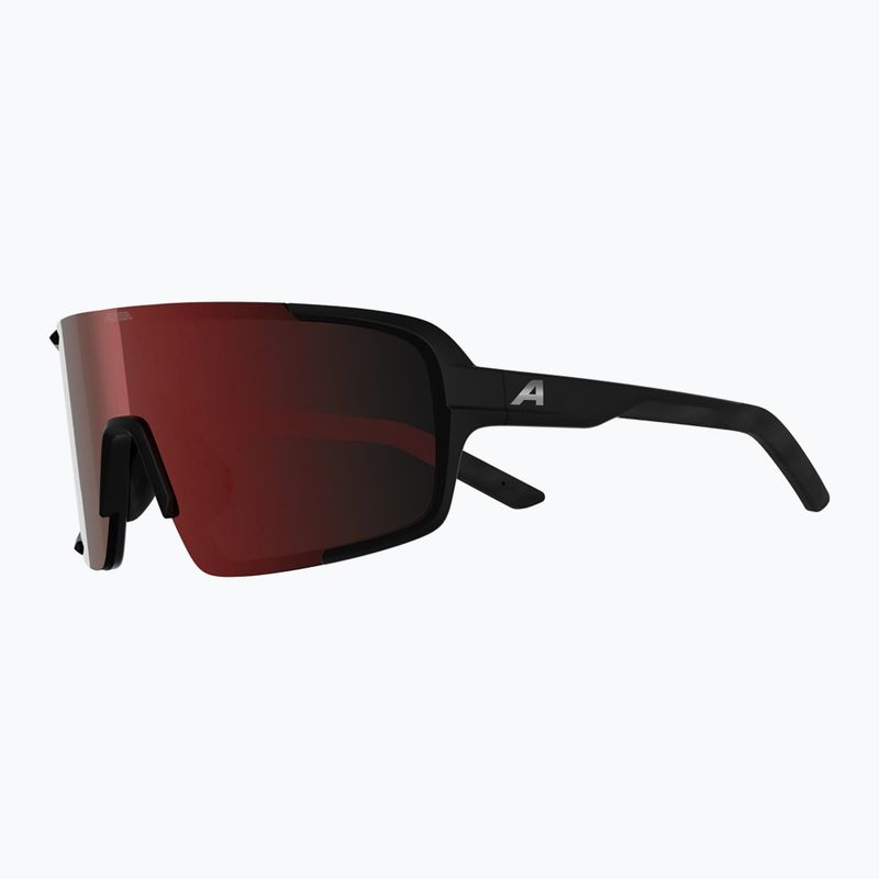 Okulary przeciwsłoneczne Alpina Lumin black matt/red mirror 4