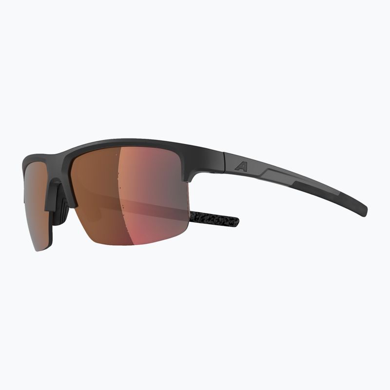 Okulary przeciwsłoneczne Alpina Eagle Q-Lite black matt/red mirror 3