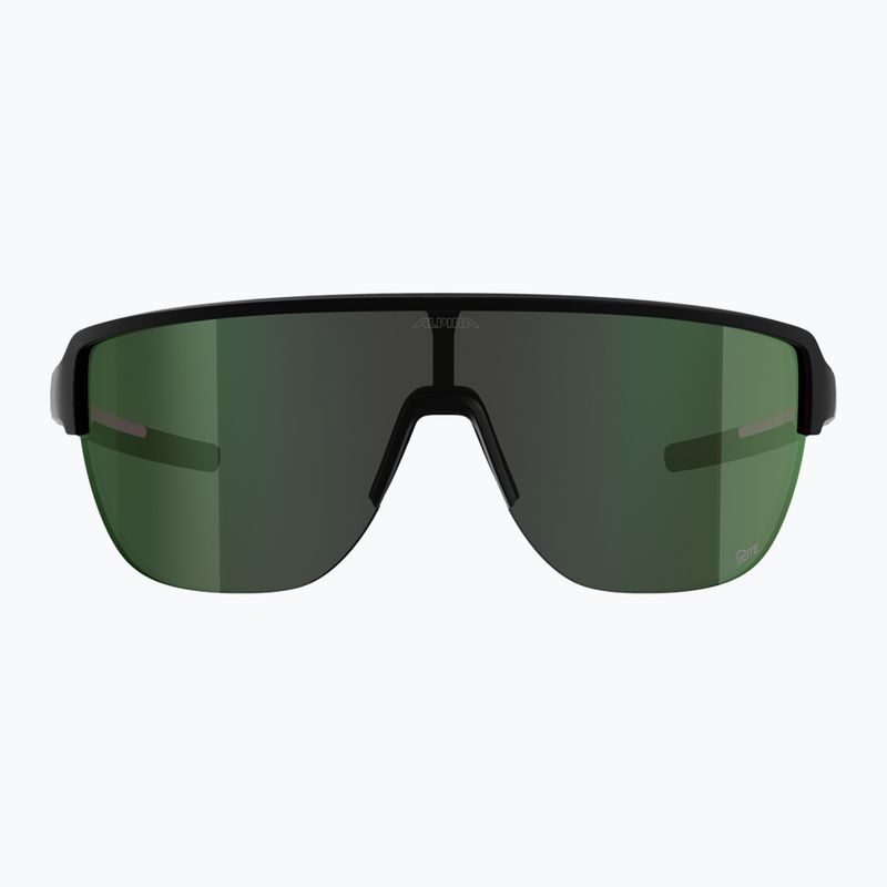 Okulary przeciwsłoneczne Alpina Ram 2.0 Q-Lite black/white matt/green mirror 2