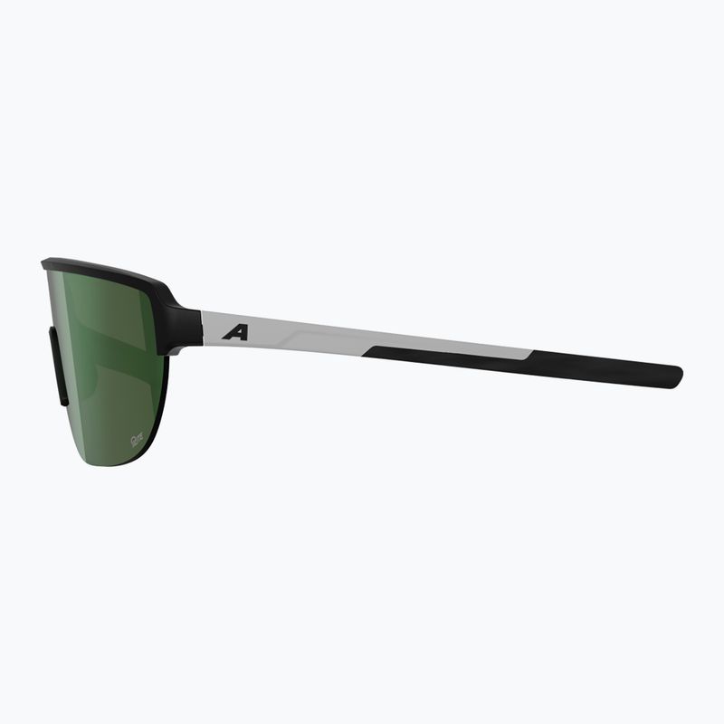 Okulary przeciwsłoneczne Alpina Ram 2.0 Q-Lite black/white matt/green mirror 5