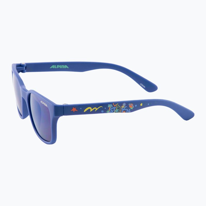 Okulary przeciwsłoneczne dziecięce Alpina Junior Mitzo II Disney stitch/blue mirror