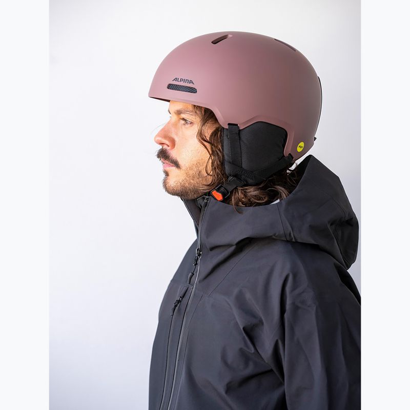 Kask narciarski Alpina Arber 2 MIPS coj old rose 6