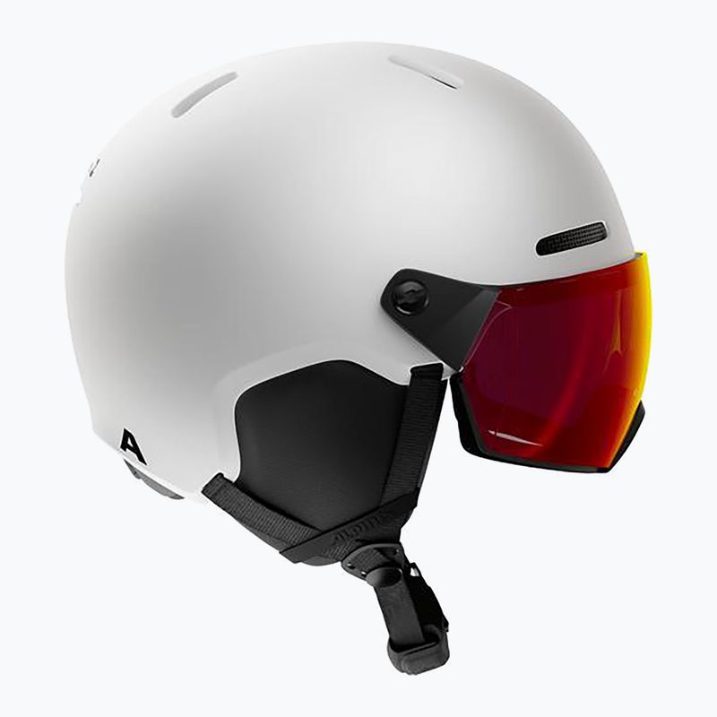 Kask narciarski Alpina Arber 2 Visor Q-Lite white matt 2