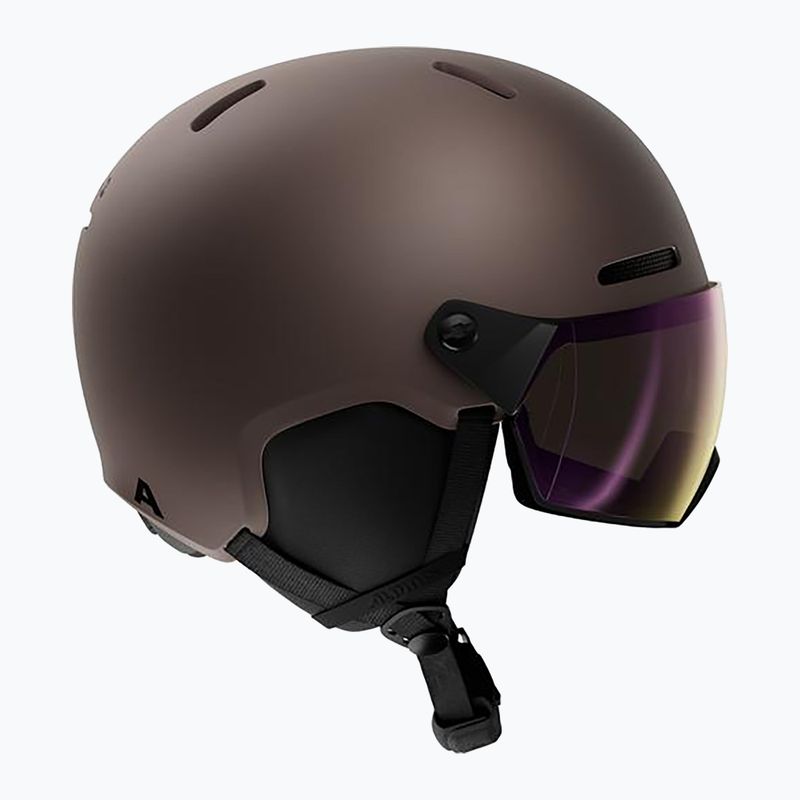 Kask narciarski Alpina Arber 2 Visor Q-Lite ox brown matt 2