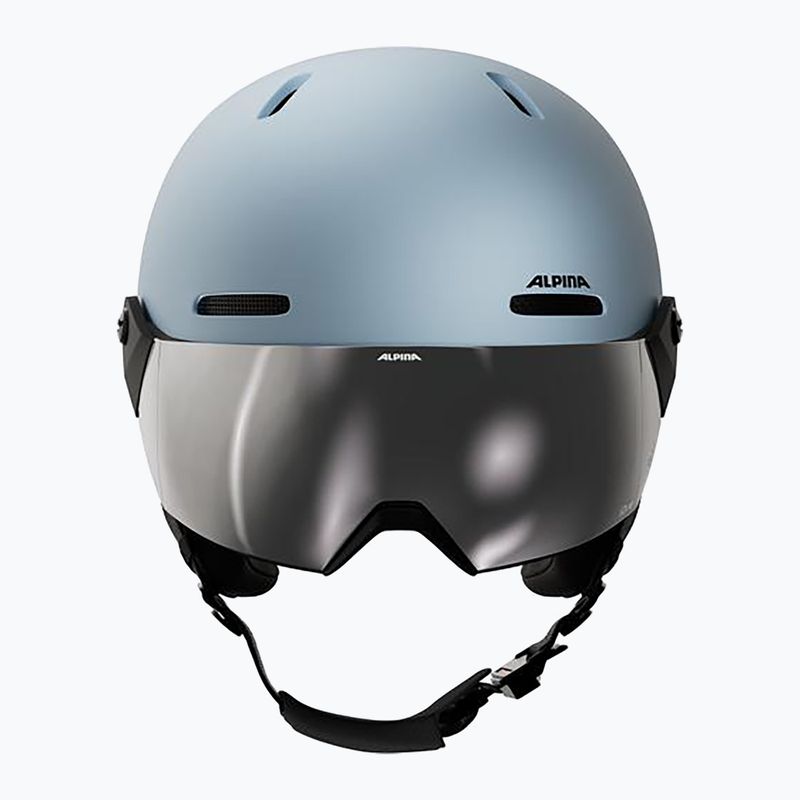 Kask narciarski Alpina Arber 2 Visor Q-Lite ice blue matt 2
