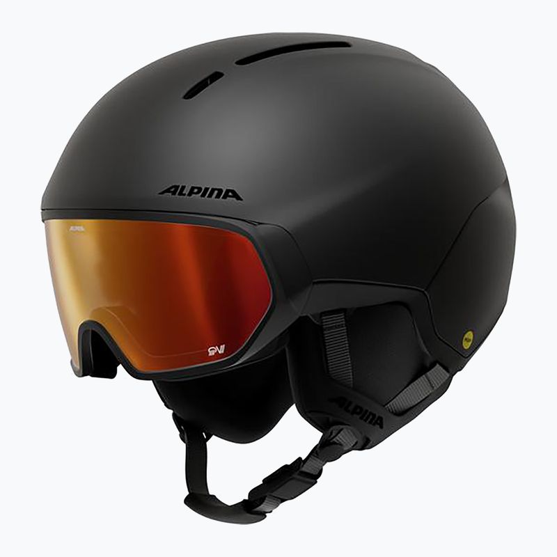 Kask narciarski Alpina Vizzard QV MIPS black matte