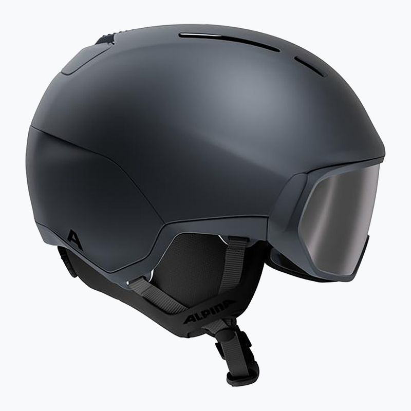 Kask narciarski Alpina Vizzard QV MIPS midnight grey matt 2