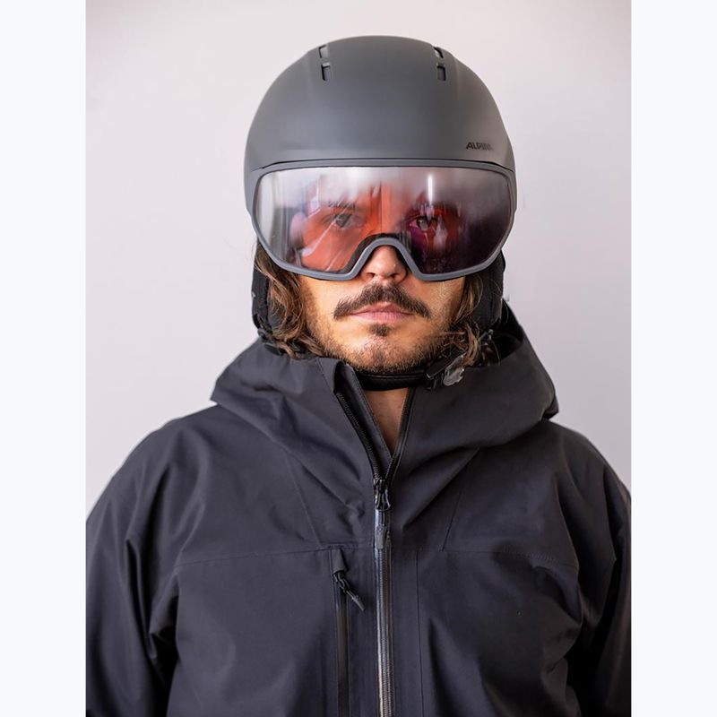 Kask narciarski Alpina Vizzard QV MIPS midnight grey matt 5