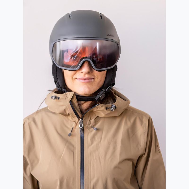 Kask narciarski Alpina Vizzard QV MIPS midnight grey matt 7