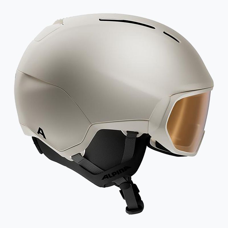 Kask narciarski Alpina Vizzard QV MIPS sand matt 2