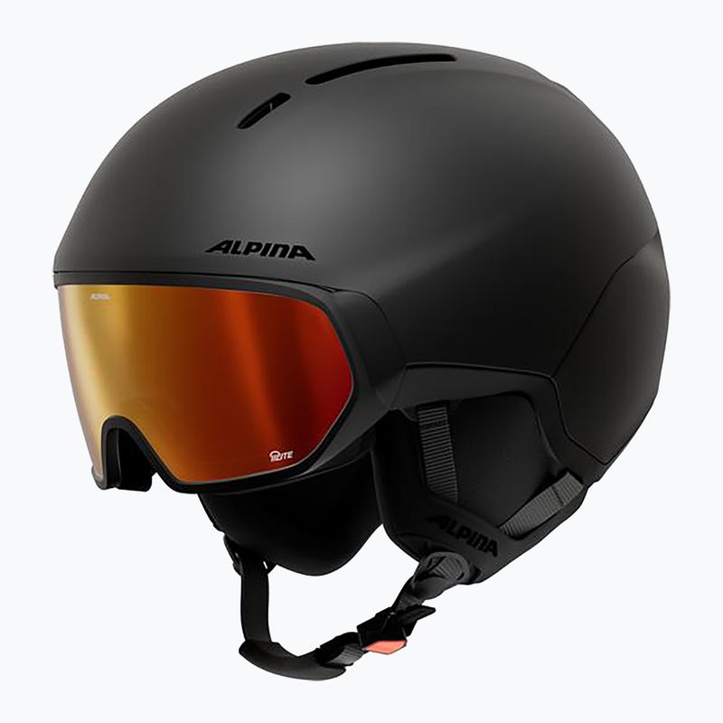 Kask narciarski Alpina Vizzard Q-Lite black matte
