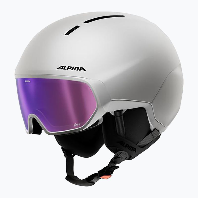 Kask narciarski Alpina Vizzard Q-Lite white matt