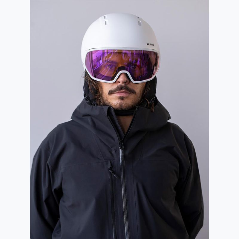 Kask narciarski Alpina Vizzard Q-Lite white matt 5