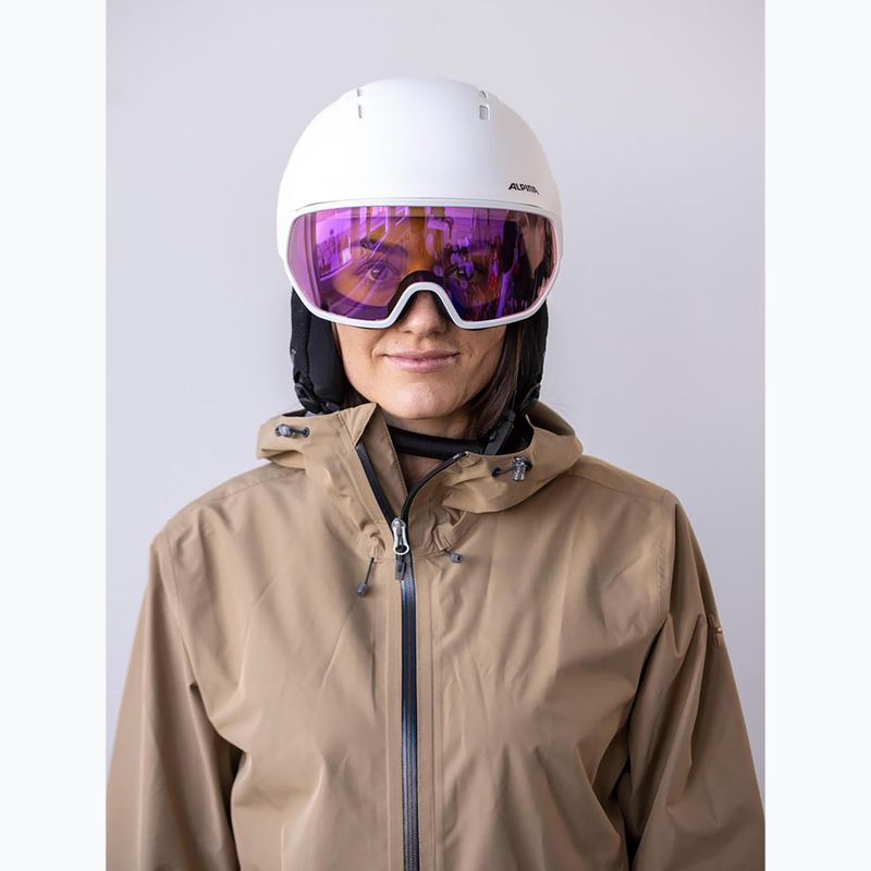 Kask narciarski Alpina Vizzard Q-Lite white matt 7