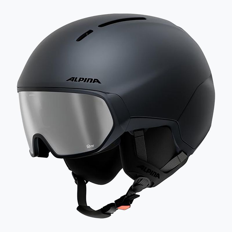 Kask narciarski Alpina Vizzard Q-Lite midnight grey matt
