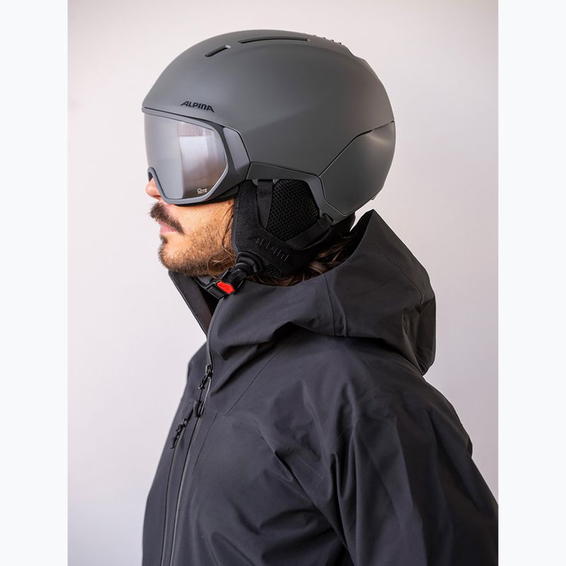 Kask narciarski Alpina Vizzard Q-Lite midnight grey matt 6