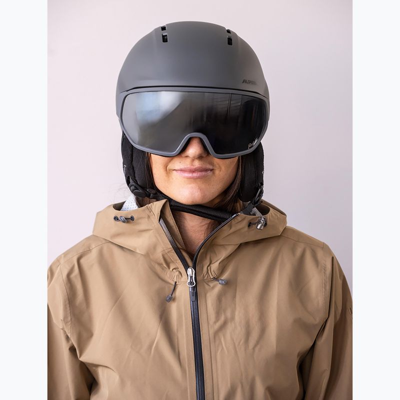 Kask narciarski Alpina Vizzard Q-Lite midnight grey matt 7