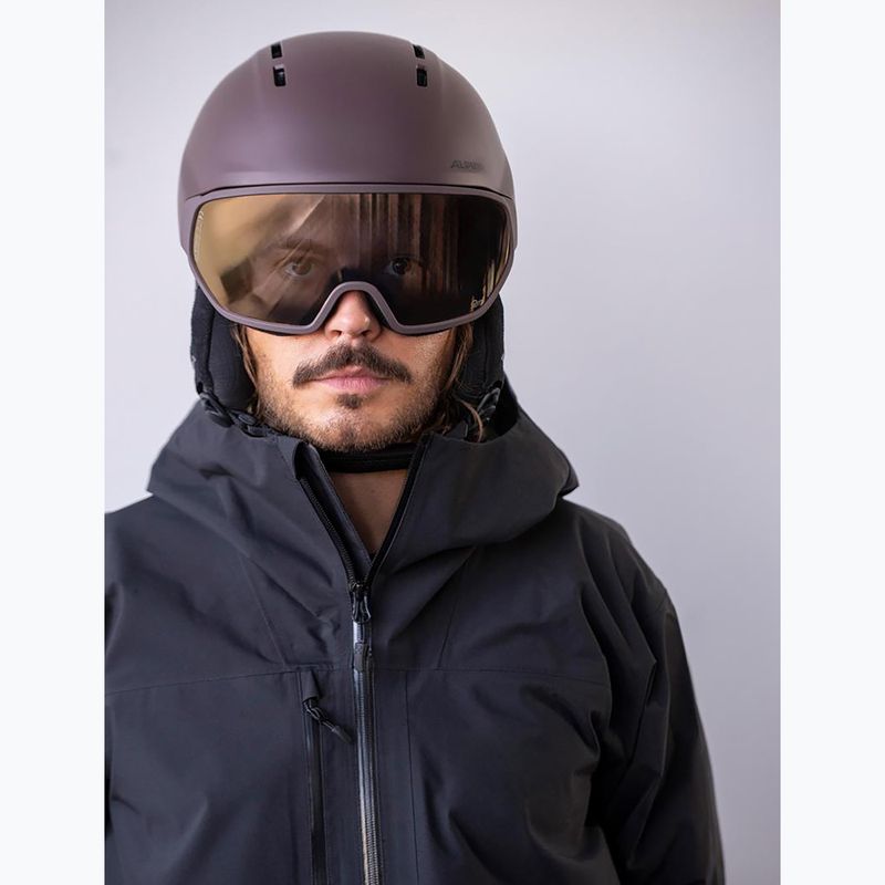 Kask narciarski Alpina Vizzard Q-Lite ox brown att 5