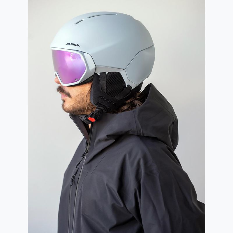 Kask narciarski Alpina Vizzard Q-Lite ice blue matt 6
