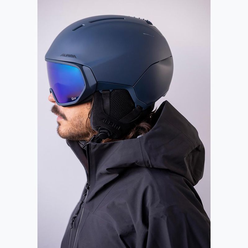 Kask narciarski Alpina Vizzard Q-Lite midnight blue matt 6