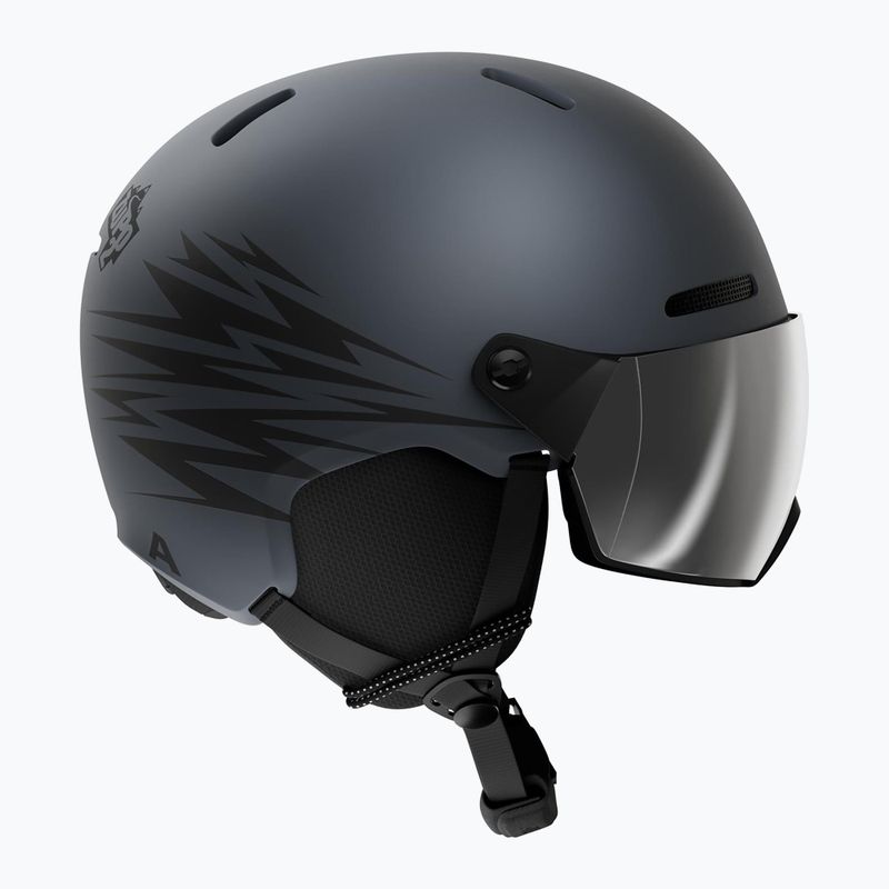 Kask narciarski dziecięcy Alpina Zupo 2 Visor Q-Lite midnight grey 2