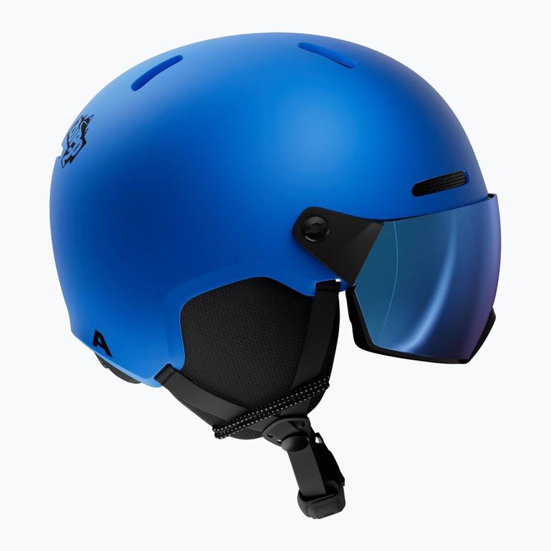 Kask narciarski dziecięcy Alpina Zupo 2 Visor Q-Lite blue matt 2