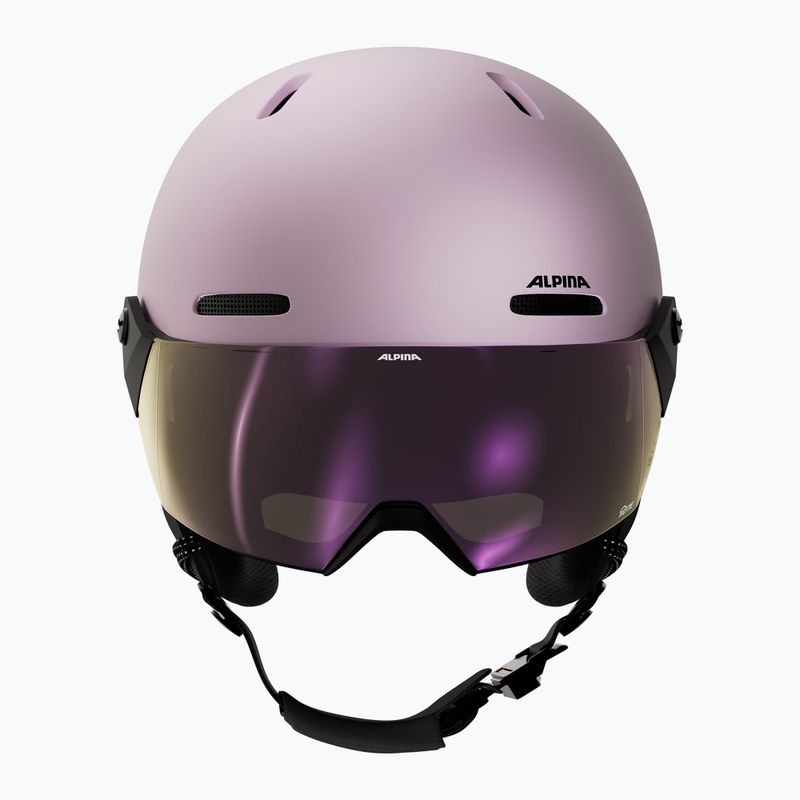 Kask narciarski dziecięcy Alpina Zupo 2 Visor Q-Lite rose matt 3