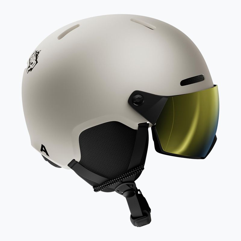 Kask narciarski dziecięcy Alpina Zupo 2 Visor Q-Lite sand matt 2