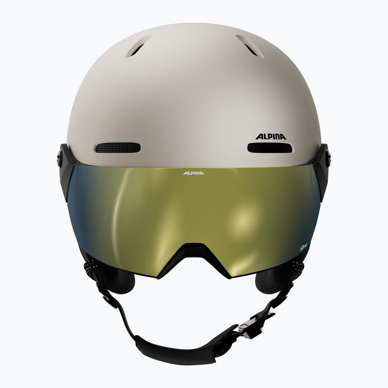Kask narciarski dziecięcy Alpina Zupo 2 Visor Q-Lite sand matt 3