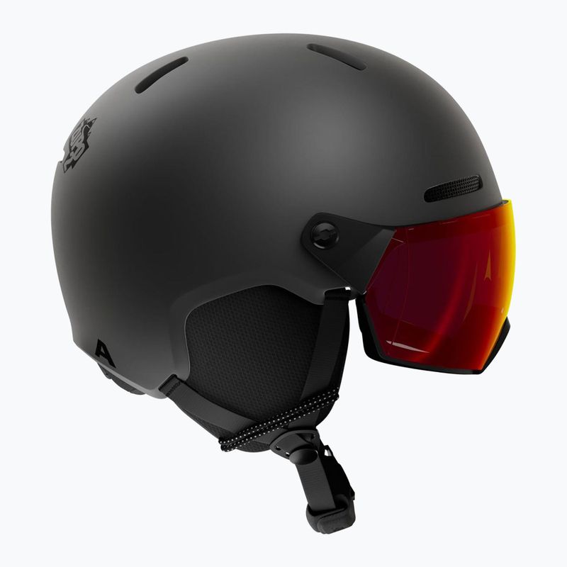 Kask narciarski dziecięcy Alpina Zupo 2 Visor Q-Lite black matte 2
