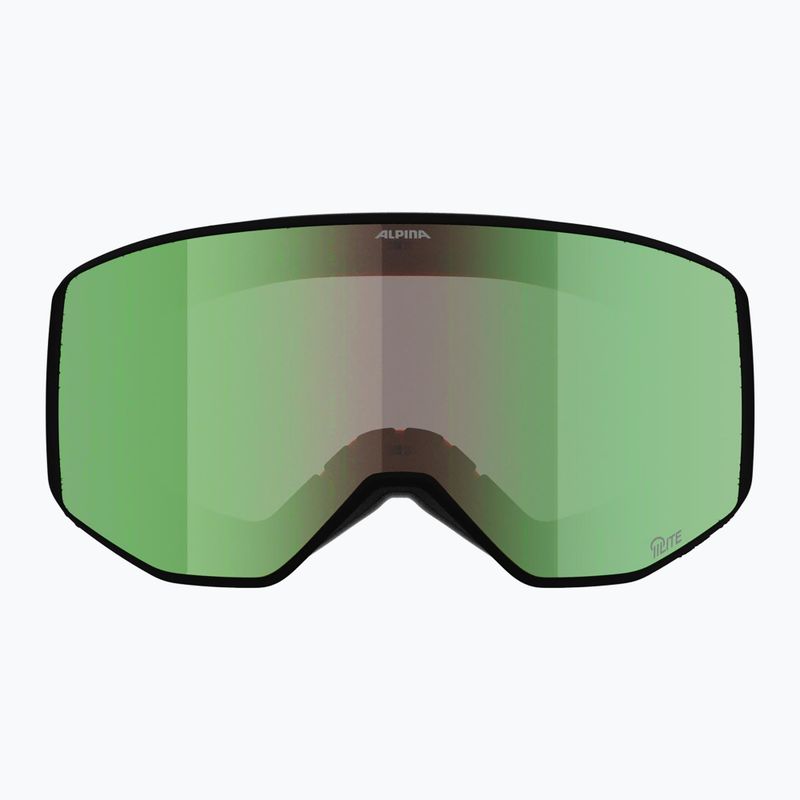Gogle narciarskie Alpina Venet Q-Lite black/green matt 2