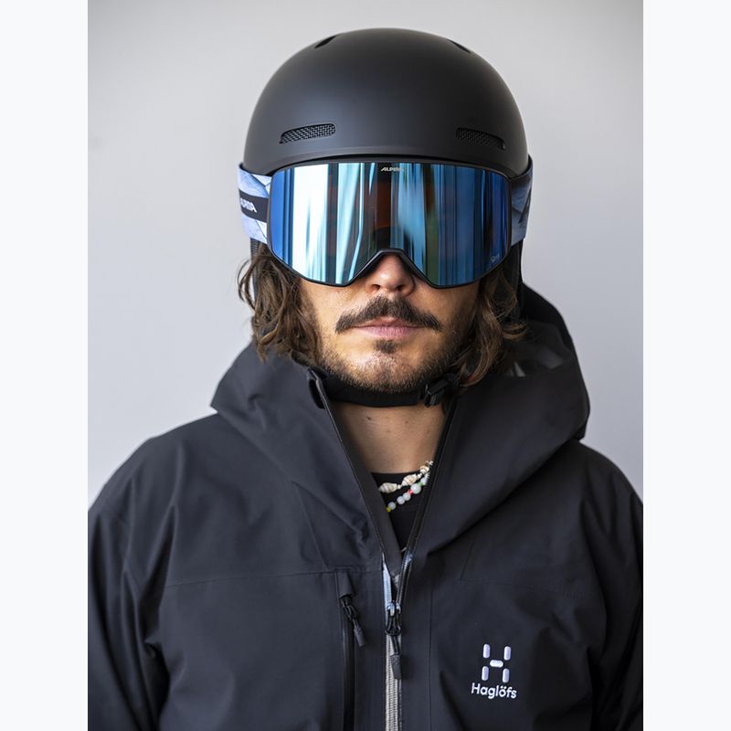 Gogle narciarskie Alpina Venet M Q-Lite black/blue matt 4