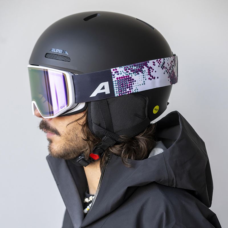 Gogle narciarskie Alpina Venet M Q-Lite  white/lilac matt 5