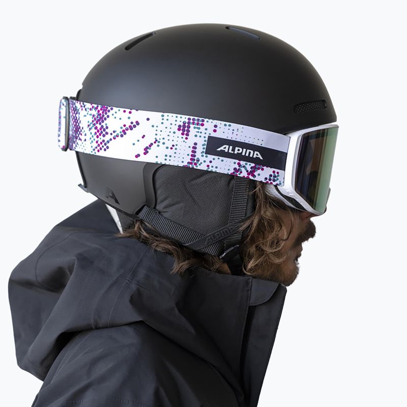 Gogle narciarskie Alpina Venet M Q-Lite  white/lilac matt 6