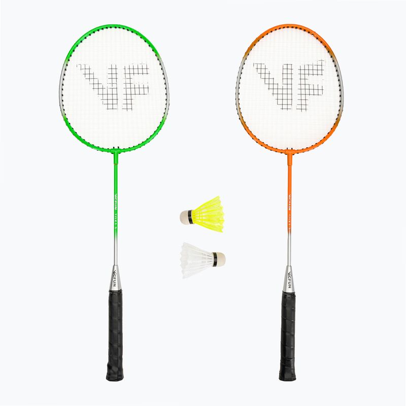 Zestaw do badmintona VICFUN Hobby Typ B green/ orange