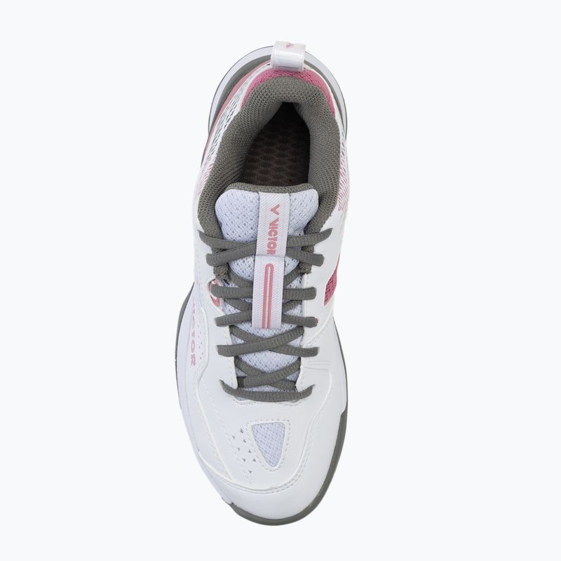 Buty do badmintona damskie VICTOR A610IVF W white/grey 5