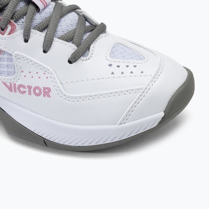 Buty do badmintona damskie VICTOR A610IVF white/ grey 7