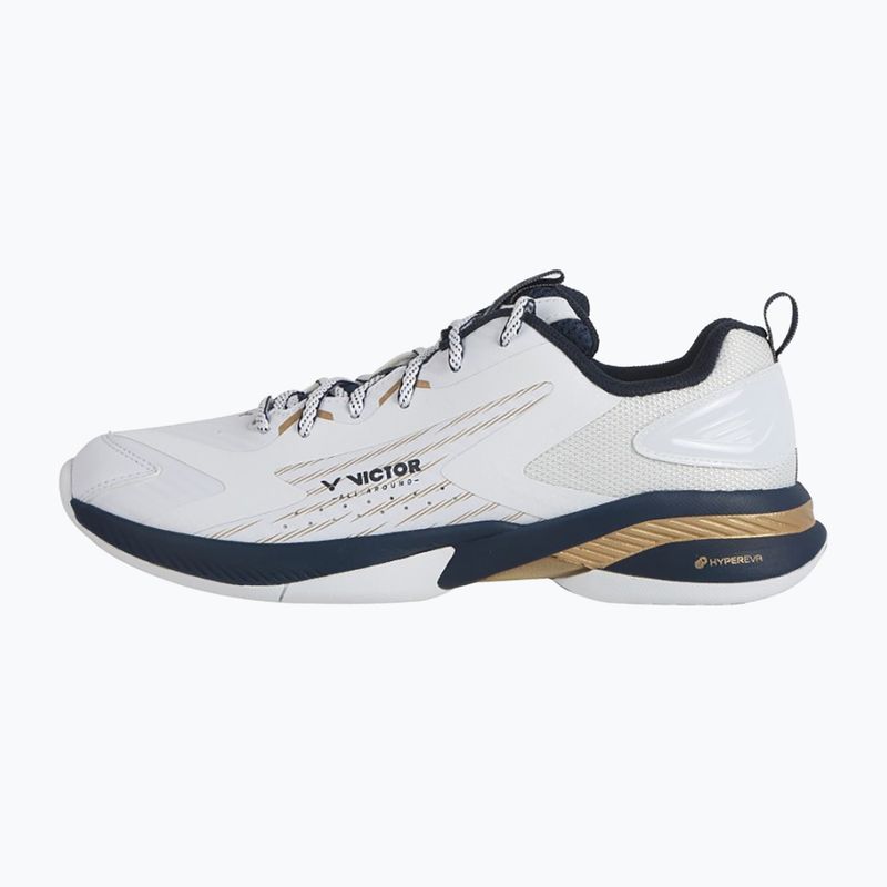 Buty do badmintona męskie VICTOR A970TD AX bright white/light gold 9