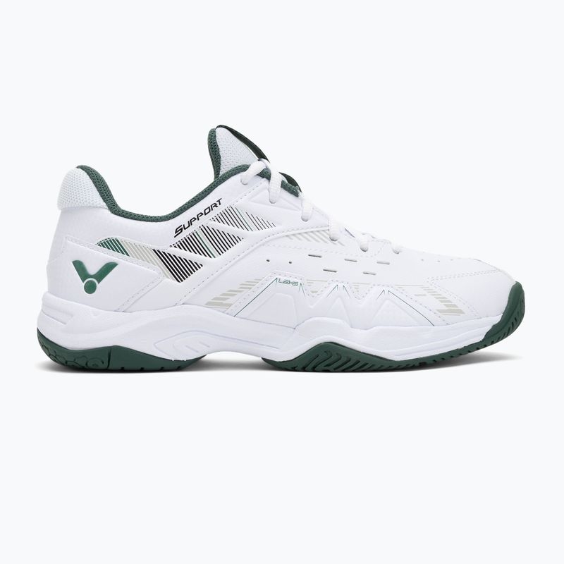 Buty do badmintona męskie VICTOR P8500CLS AG bright white/hunter green 2