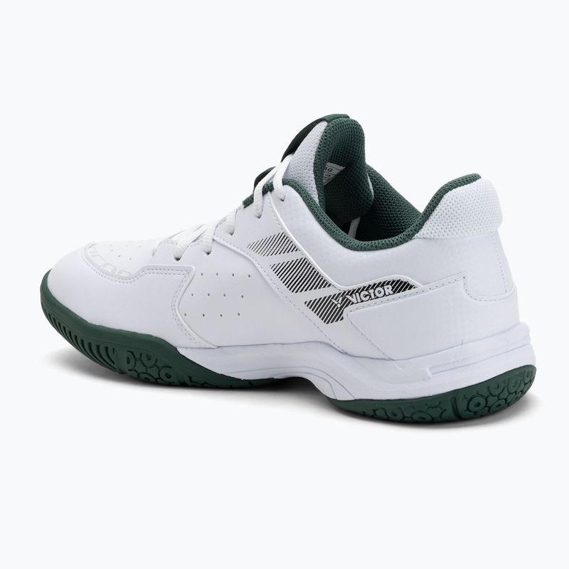 Buty do badmintona męskie VICTOR P8500CLS AG bright white/hunter green 3