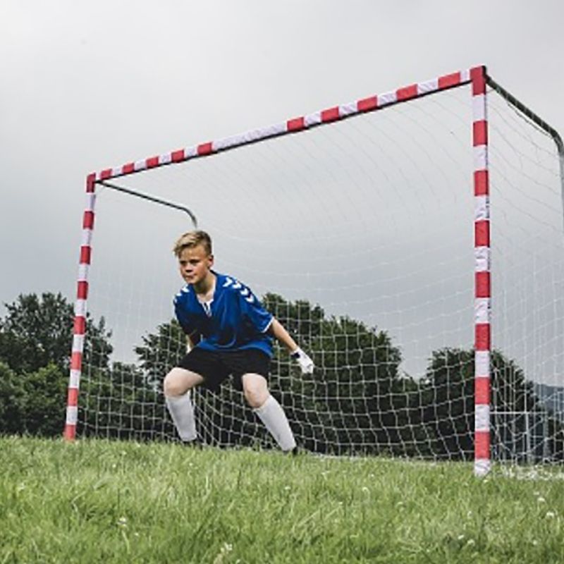 Bramka do piłki nożnej Hudora Soccer Goal Allround 300 x 200 cm czerwona 3083 5