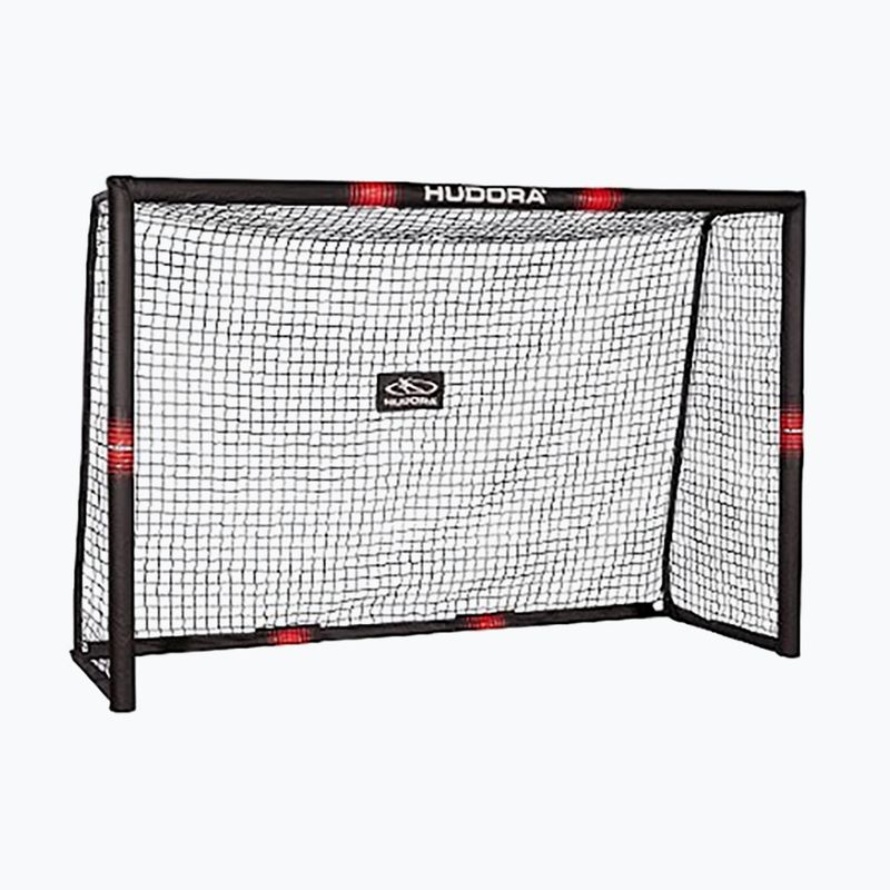 Bramka do piłki nożnej Hudora Soccer Goal Pro Tect 180 x 120 cm czarna 3663