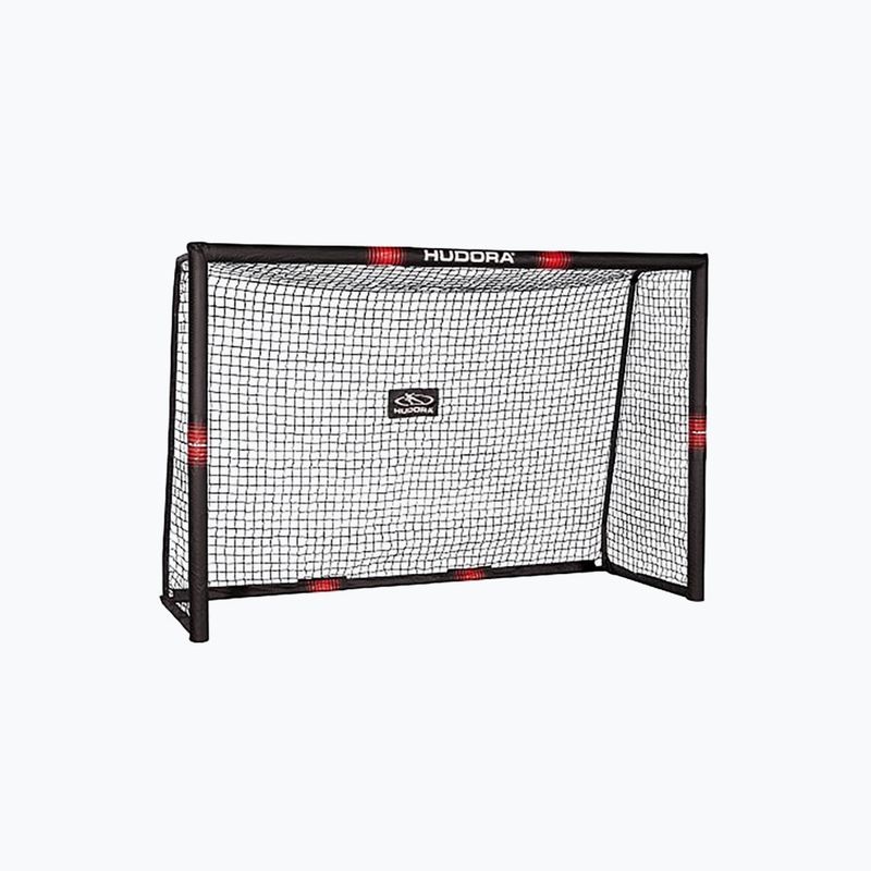 Bramka do piłki nożnej Hudora Goal Pro Tec 240 x 160 cm czarna 3085