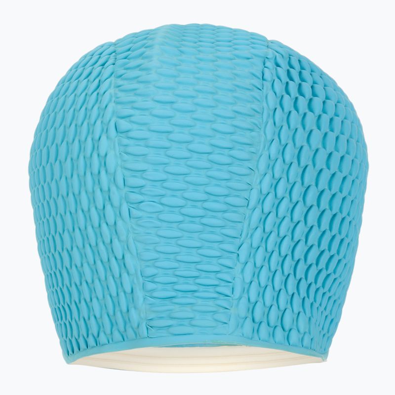 Czepek pływacki damski Fashy Thermo Bubble turquoise 2