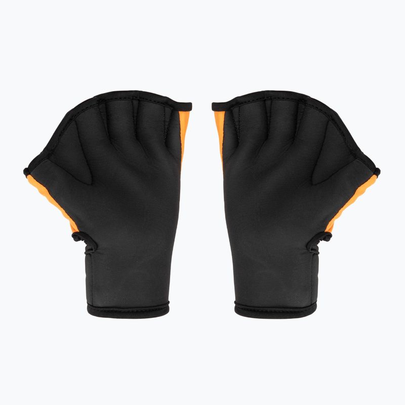 Rękawiczki do aquafitnessu Fashy 4462 neoprenowe orange/black 2